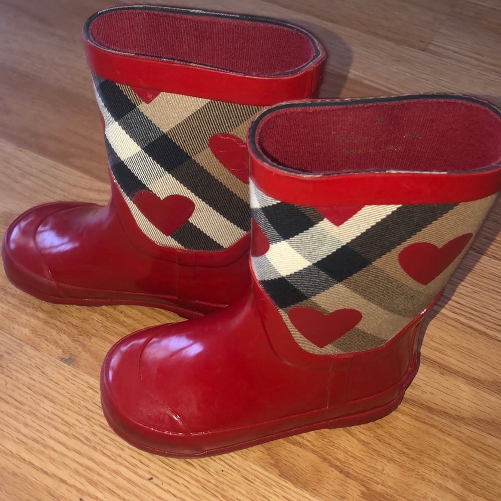 Toddler girl Burberry rain boots